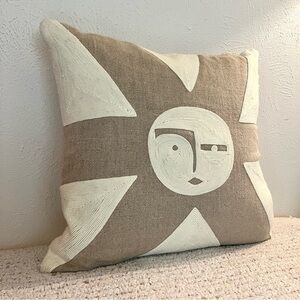 Jonathan Adler | BIARRITZ SUN PILLOW | Cover With Pillow Included | Coastal Chic